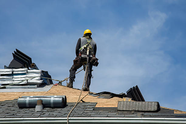 Professional Roof Replacement technician working in Jefferson City, MT